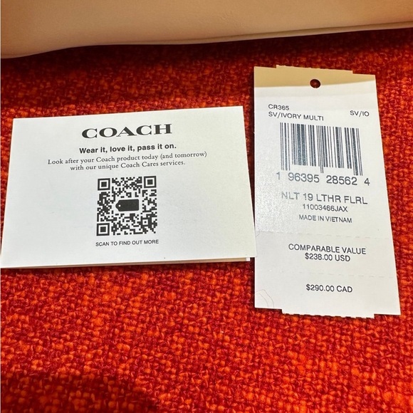 ❤️❤️❤️Coach Nolita 19 Bag with Floral Print/silvertone hardware CR365❤️❤️❤️ - Picture 8 of 11